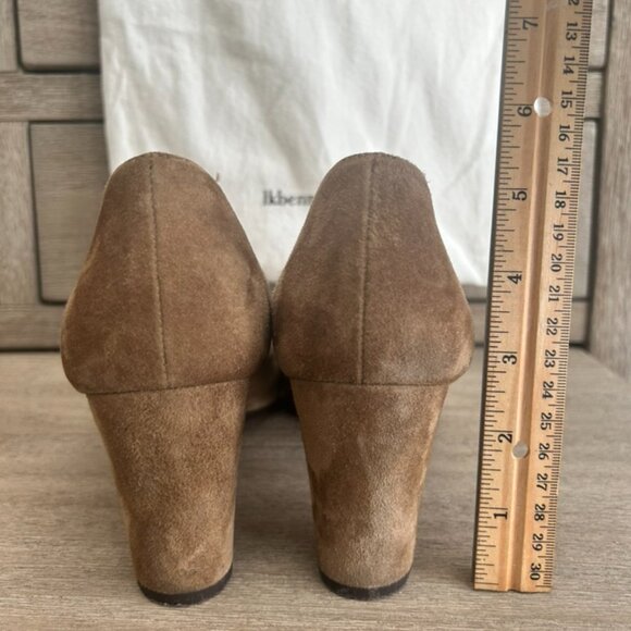 LK Bennett Suede Block Heels | (size UK 42, US 10.5-11) - Picture 6 of 14